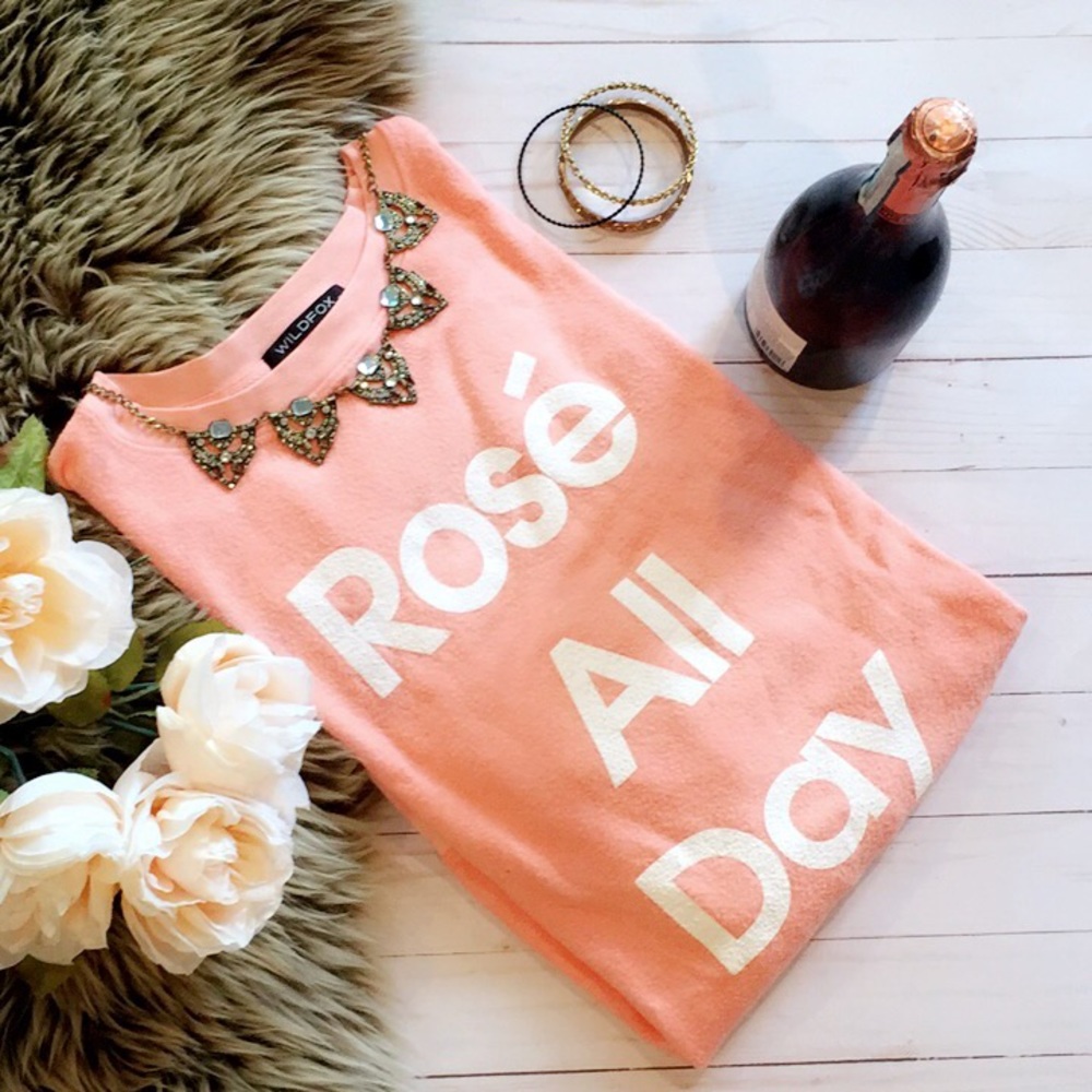 Sale! Wildfox Rosé all day - Picture 1 of 9